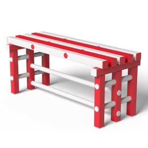 Купить Скамья для оснащения бассейна жесткий ПВХ 1000х420х450 мм в Якутске 