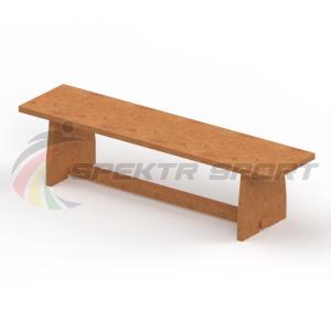 Купить Скамья гимнастическая фанерная 1000х240х250мм  в Якутске 