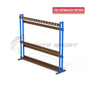 Купить Стеллаж для лыж двусторонний (на 30 пар) ЛХ2 в Якутске 