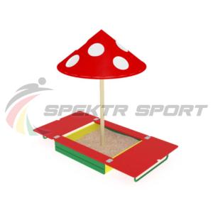 Купить Песочница с крышкой и грибком ИО 512 в Якутске 