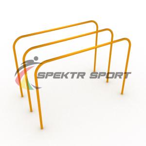 Купить Брусья гнутые тройные параллельные для Воркаут SP WRK-17 в Якутске 