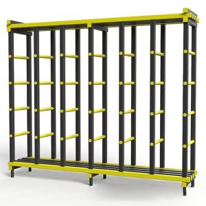 Купить Стеллаж для хранения аква-инвентаря жесткий ПВХ 2000х600х2000 мм в Якутске 