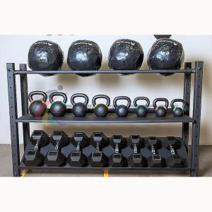 Купить Модульный стеллаж для гантелей, гирь и медболов 1320х430х1200 в Якутске 