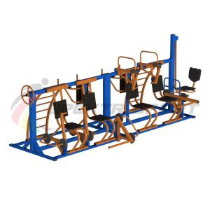 Купить Уличный тренажерный комплекс SP STD-2 в Якутске 