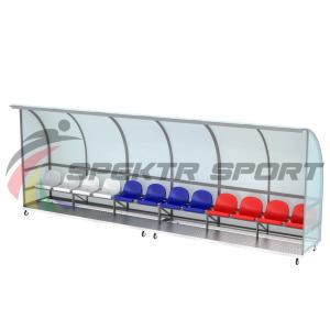 Купить Кабинка для игроков и судей мобильная на 12 мест в Якутске 