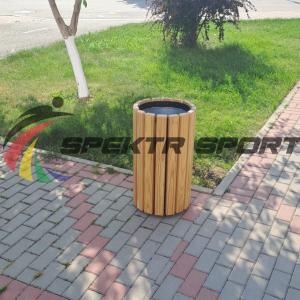 Купить Урна цилиндрическая в деревянной обрешетке лиственница в Якутске 