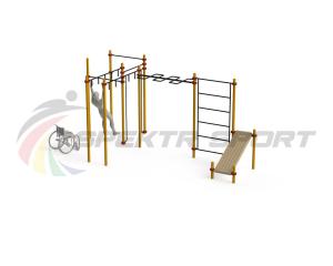 Купить Спортивный комплекс для инвалидов-колясочников WRK-D17_76mm в Якутске 