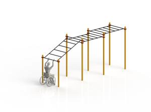 Купить Рукоход разноуровневый для колясочников WRK-D09_76mm в Якутске 