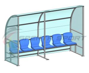 Купить Кабинка для игроков и судей на 6 мест в Якутске 