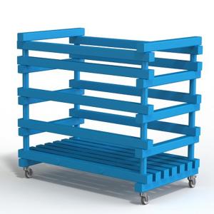 Купить Корзина для хранения инвентаря, мячей жесткий ПВХ 1000х600х970 мм в Якутске 