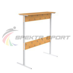 Купить Вешалка напольная двухсторонняя на 20 мест в Якутске 