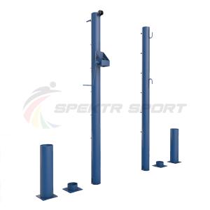 Купить Стойки для большого тенниса с механизмом натяжения (стаканы) диам. 76 мм (закладная 350 мм) в Якутске 