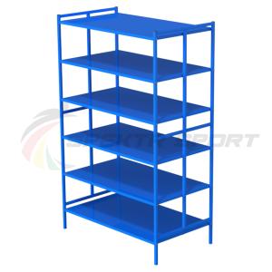 Купить Стеллаж для спортинвентаря открытый двойной (полки металл) в Якутске 