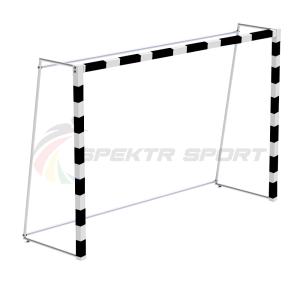 Купить Ворота мини-футбольные без сетки 2х3х1 м. профиль 80х80 с закладными (добров. сертификат) в Якутске 