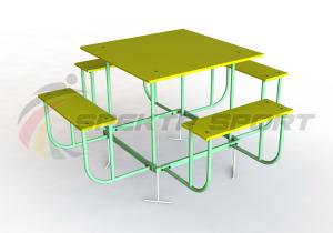 Купить Столик со скамейками арт. SP УБС1 в Якутске 