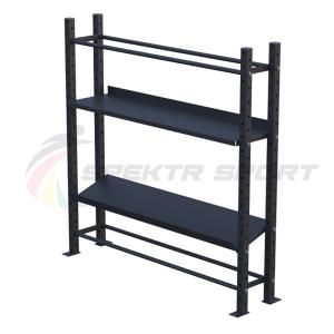 Купить Модульный стеллаж для гантелей, гирь и медболов 1920х430х1950 в Якутске 