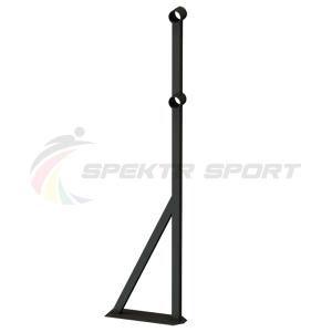 Купить Стойка балетного станка двухрядного напольная Фуэте Блэк в Якутске 