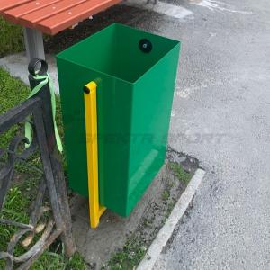 Купить Урна для мусора прямоугольная 370х250х650 мм в Якутске 