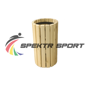 Купить Урна цилиндрическая в деревянной обрешетке сосна в Якутске 