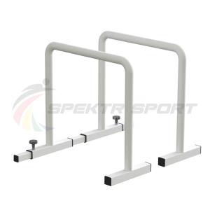 Купить Брусья напольные хайлетсы Spektr Sport цв. белый в Якутске 