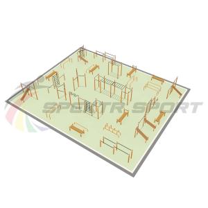 Купить Парковая площадка для Воркаут и WRK 6_76mm в Якутске 