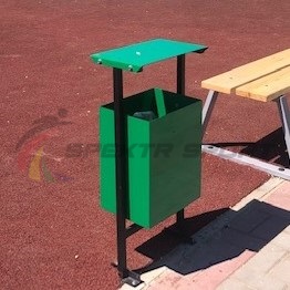 Купить Урна для мусора прямоугольная с навесом «Бабочка» в Якутске 