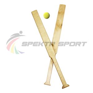 Купить Набор бита для лапты (две биты + один мяч) в чехле в Якутске 