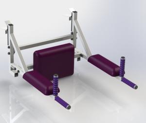 Купить Брусья-пресс и подставка под штангу Джет 4 цв. белый в Якутске 