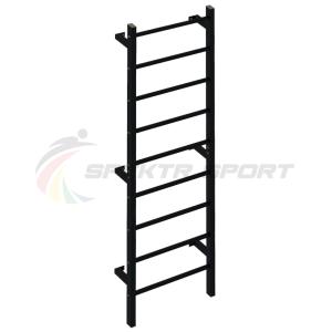 Купить Шведская стенка метал. с прорез. перекладинами Джет 1П цв. черный в Якутске 