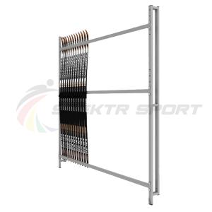 Купить Стеллаж для лыж односторонний пристенный на 10 пар SP ЛХ10 в Якутске 