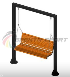 Купить Качели "Бриз" со спинкой в Якутске 