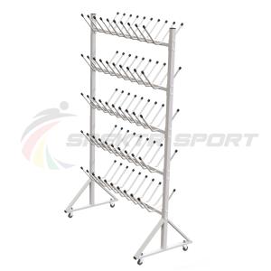 Купить Стеллаж для сушки лыжных ботинок и коньков мобильный (на 50 пар) в Якутске 