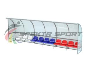 Купить Кабинка для игроков и судей на 12 мест в Якутске 