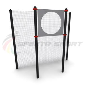 Купить Мишень на стойках круглая для выполнения испытания Метание теннисного мяча в цель (дист 6 м), сталь в Якутске 