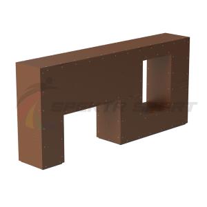 Купить Элемент полосы препятствий Стенка с двумя проломами в Якутске 