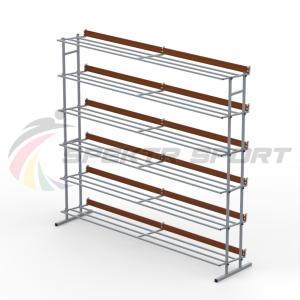 Купить Стеллаж для лыжных ботинок (на 50 пар) разборный в Якутске 