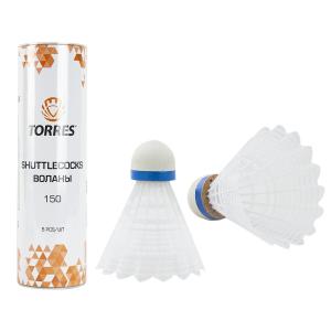 Купить Воланы для бадминтона Torres 150 (нейлон) BD20108 в Якутске 