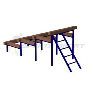 Купить Элемент полосы препятствий Разрушенная лестница в Якутске 